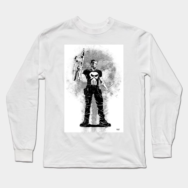 Punishment Long Sleeve T-Shirt by BarnesComicArt